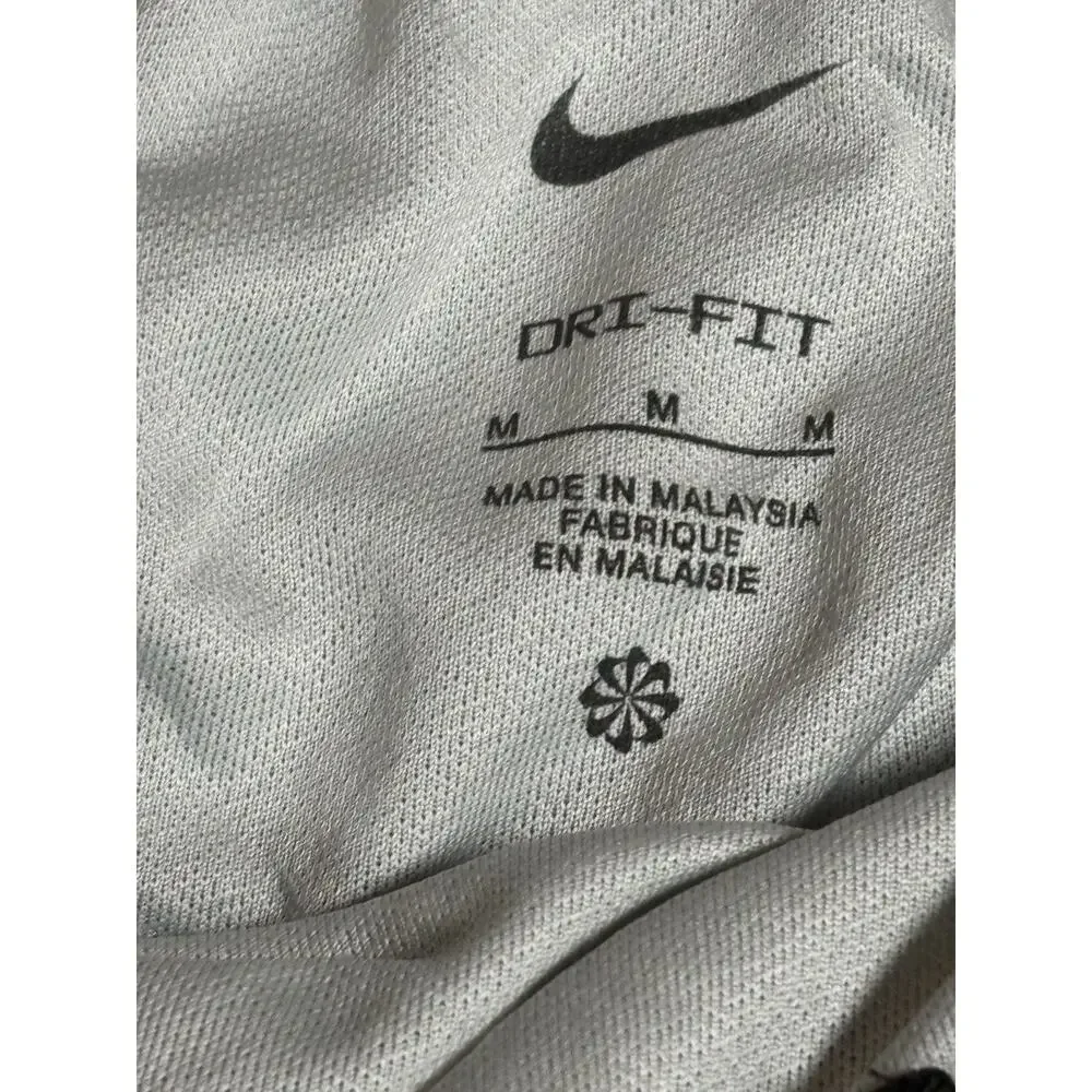 Nike Dri-FIT Women's Athletic Running Shorts Black White Trim Logo Size M